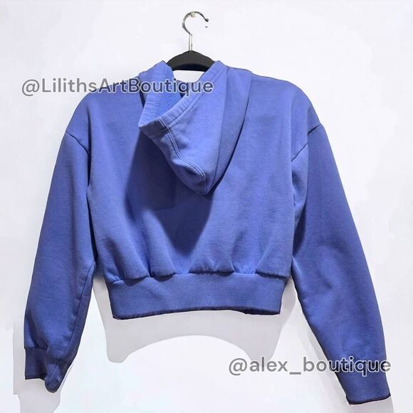 Forever 21 Zip-up cropped Hoodie(I007)-Size S for Women - Picture 4 of 9